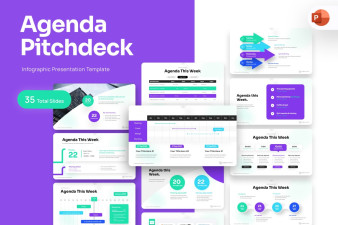 Agenda Pitchdeck PowerPoint Template